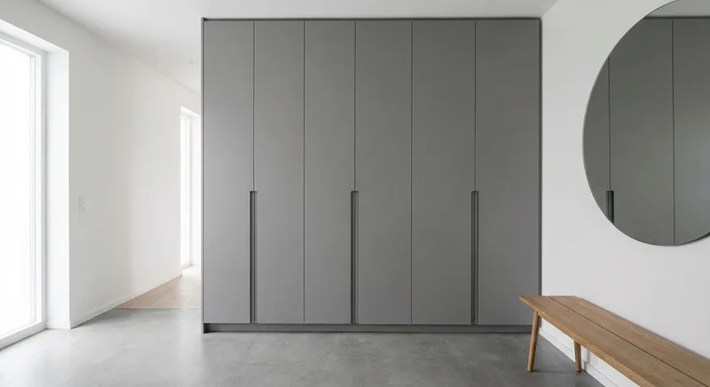 Шкаф в прихожую до потолка